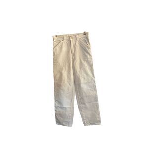 Levi’s women’s dad utility white carpenter jeans waist 24 inches